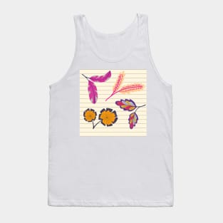 Pretty spring flowers pattern Tank Top